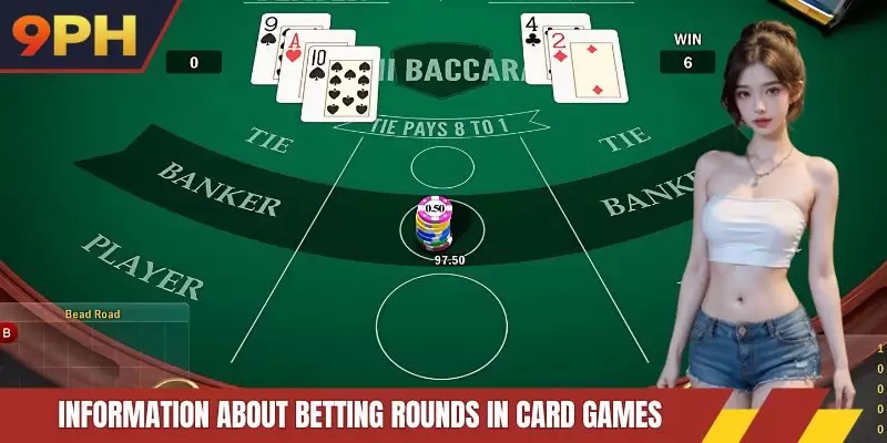 Information about betting rounds in card games