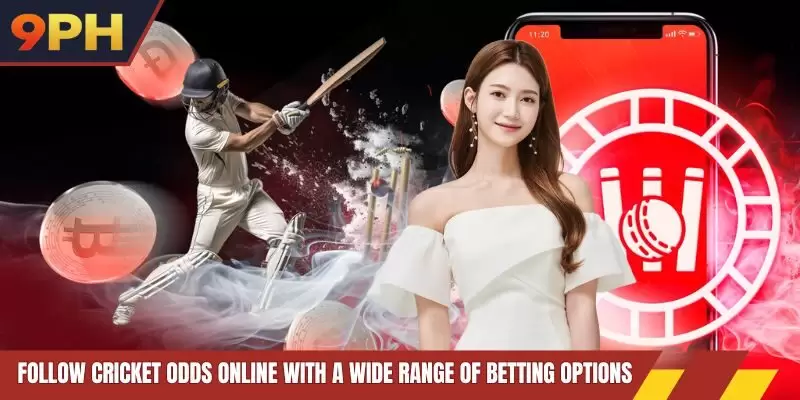 Follow cricket odds online with a wide range of betting options