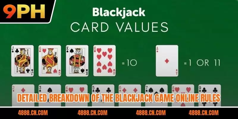Detailed breakdown of the blackjack game online rules