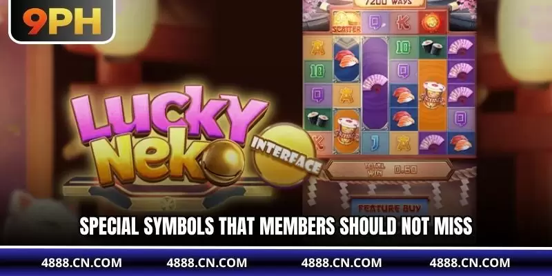Special symbols that members should not miss