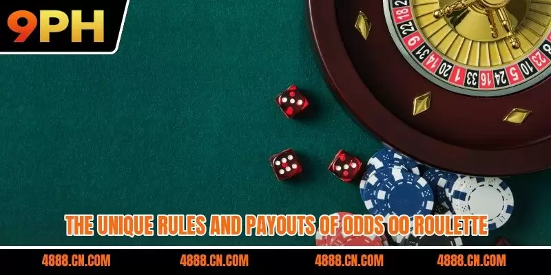 The unique rules and payouts of odds 00 roulette