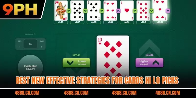 Best new effective strategies for cards Hi lo picks