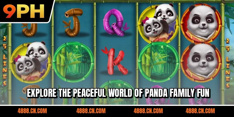 Explore the peaceful world of Panda Family fun
